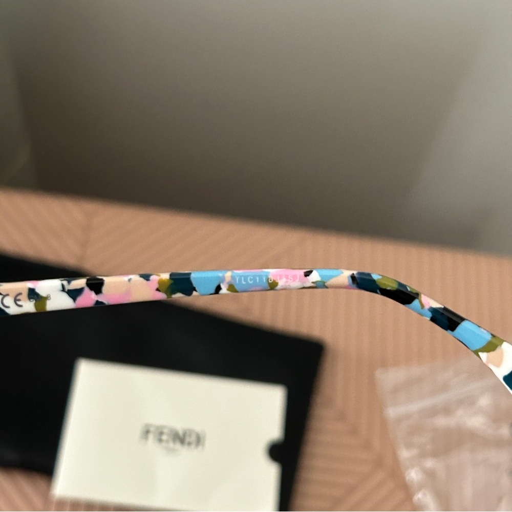 Fendi Sunglasses 56mm Black Multicolor Casual Luxury Classic Summer Vacation - Picture 11 of 16